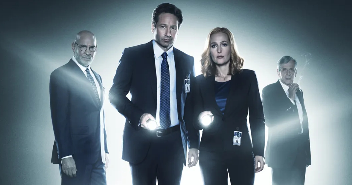 mulder, scully, skinner e l'uomo che fuma sono i personaggi prinipali di x-files - nerdface