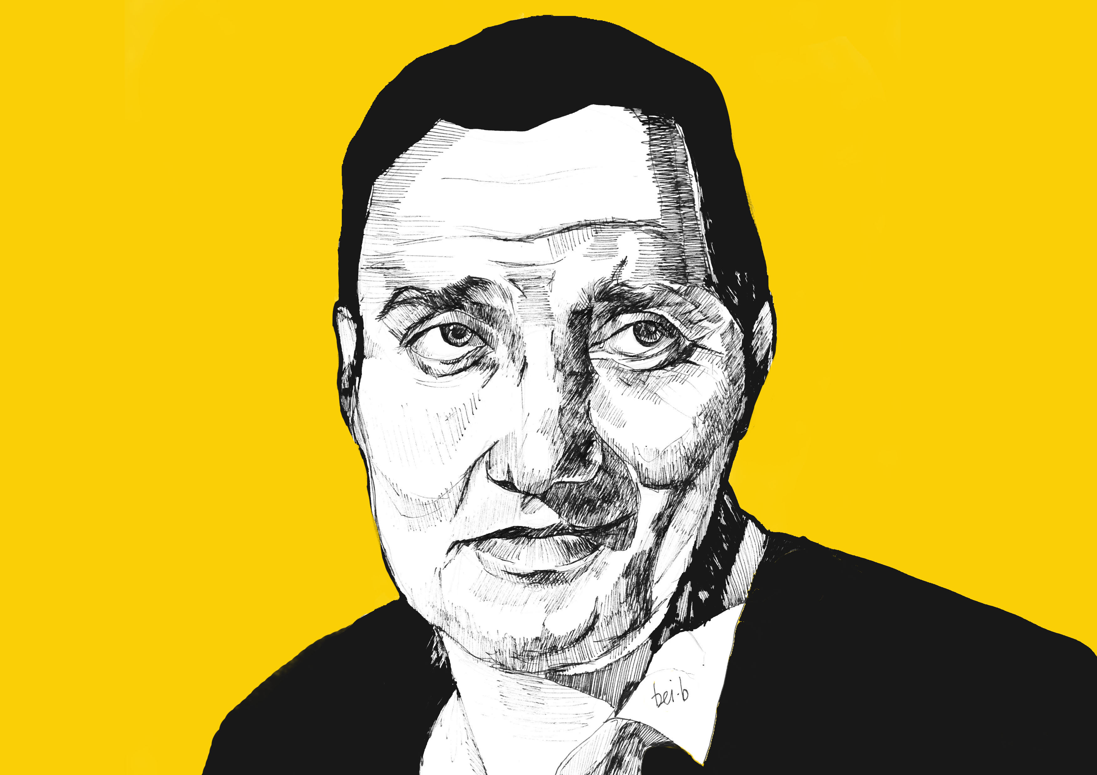 l'artwork di bei-b dedicato ad alberto sordi - nerdface