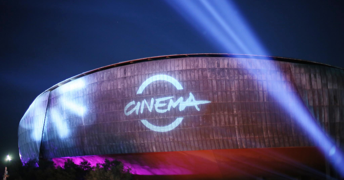 l'auditorium addobbato per le attività della festa del cinema di roma - nerdface