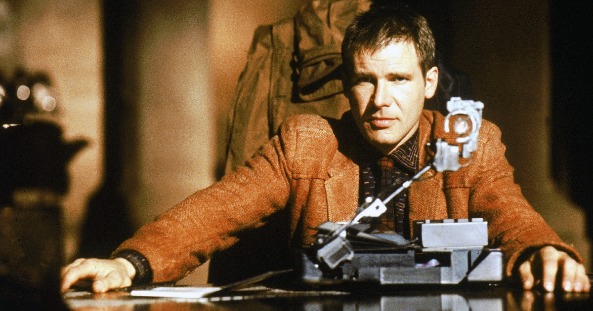 harrison ford davantri il suo macchinario da blade runner - nerdface