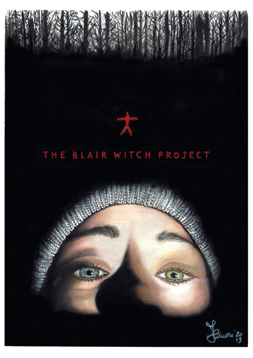 l'artwork di francesca mori dedicato a the blair witch project - nerdface