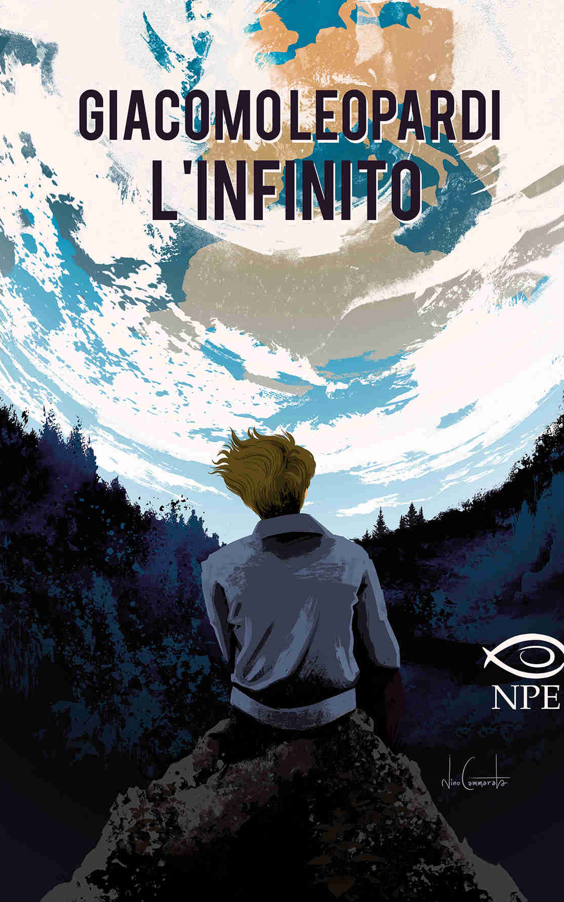 la cover di giacomo leopardi l'infinito - nerdface