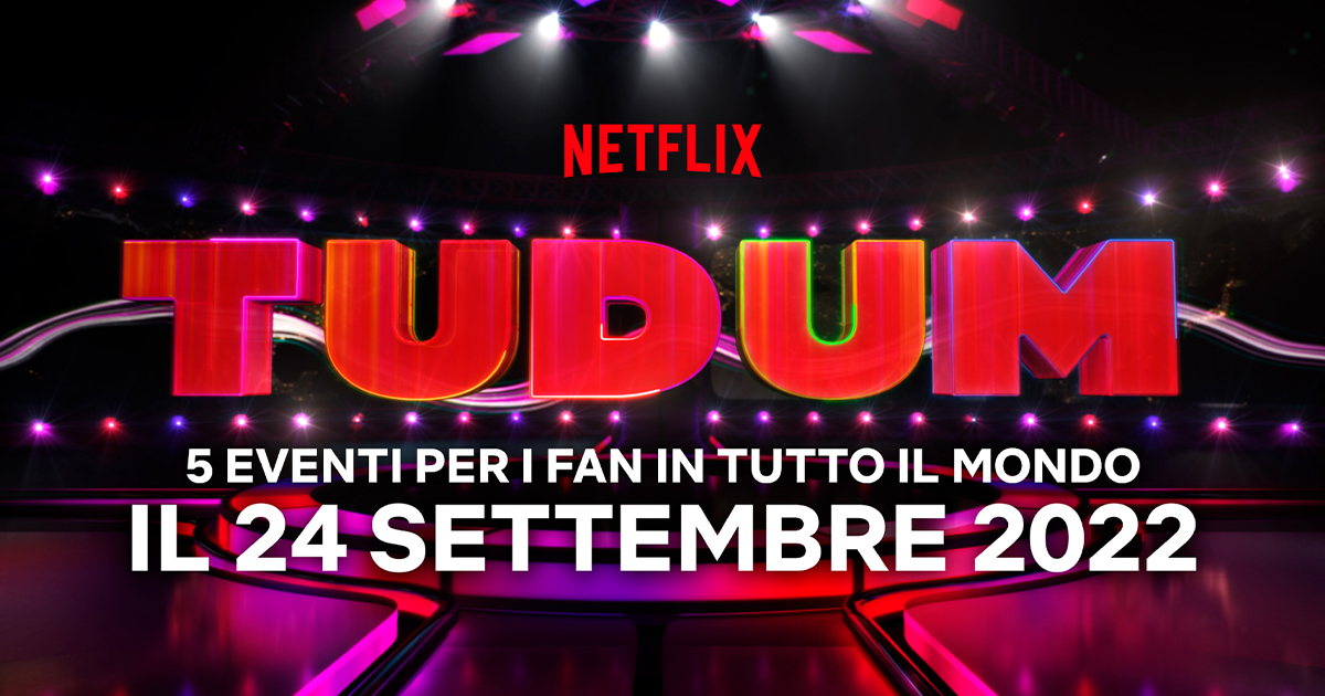 il logo dell'evento netflix Tudum - nerdface