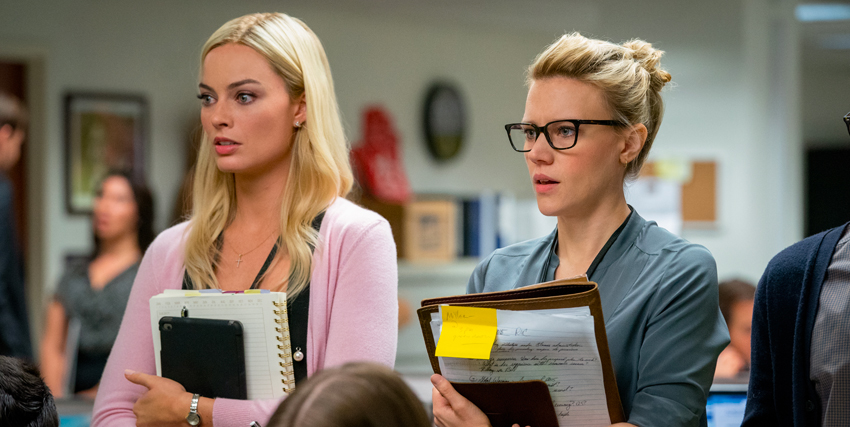 margot robbie sul set di bombshell - nerdface