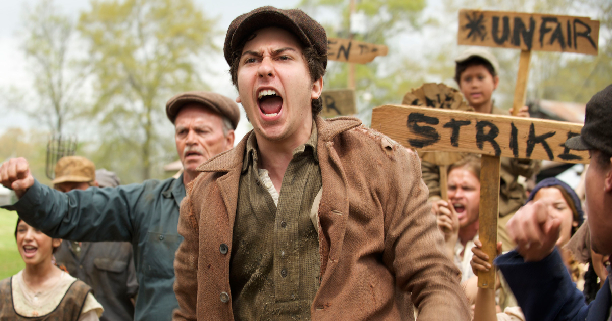 la manifestazione di in dubious battle - nerdface