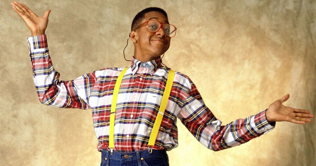 steve urkel nel suo nerdico splendore di otto sotto un tetto - nerdface