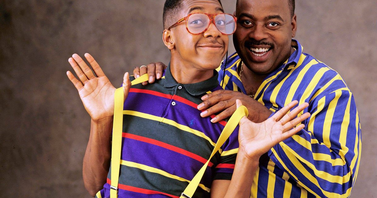 steve urkel insieme al cap famiglia di otto sotto un tetto - nerdface