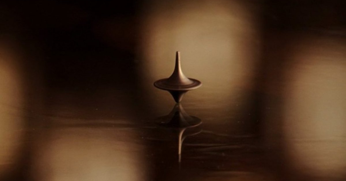 la trottola gira nel finale di inception - nerdface