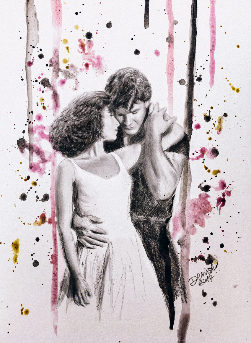 l'artwork di dirty dancing realizzato da denise esposito - nerdface