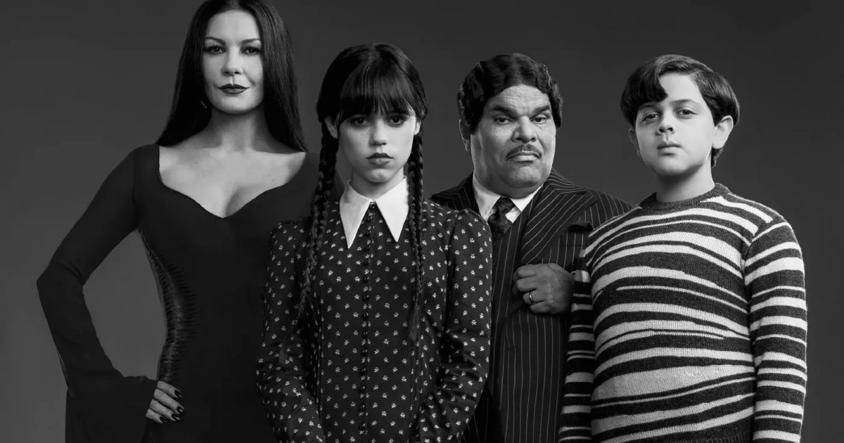 la famiglia addams al completo della serie netflix mercoledì - nerdface