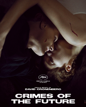 il poster ufficiale di crimes of the future - nerdface