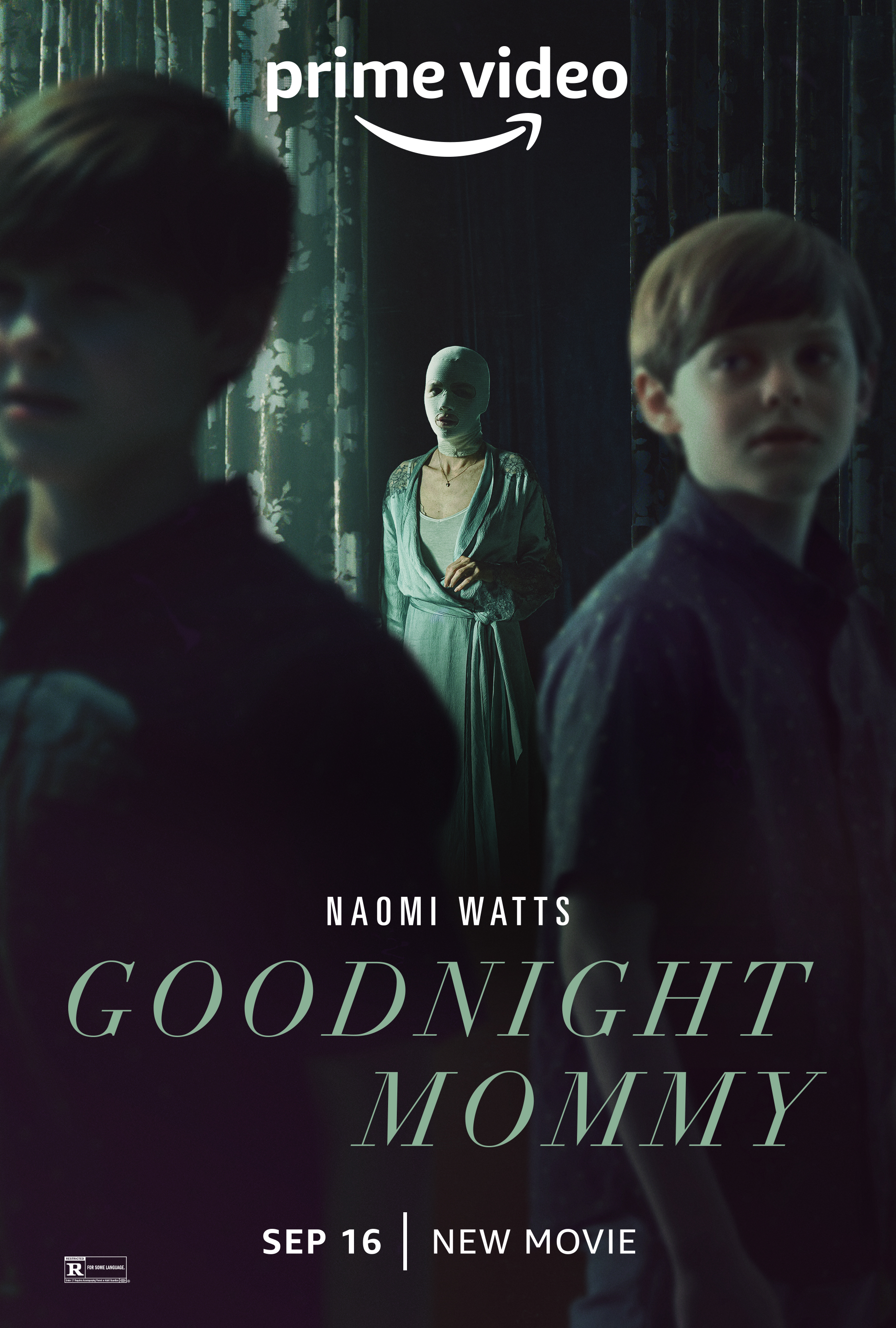 la mamma bendata di goonight mommy nel poster ufficiale del film - nerdface