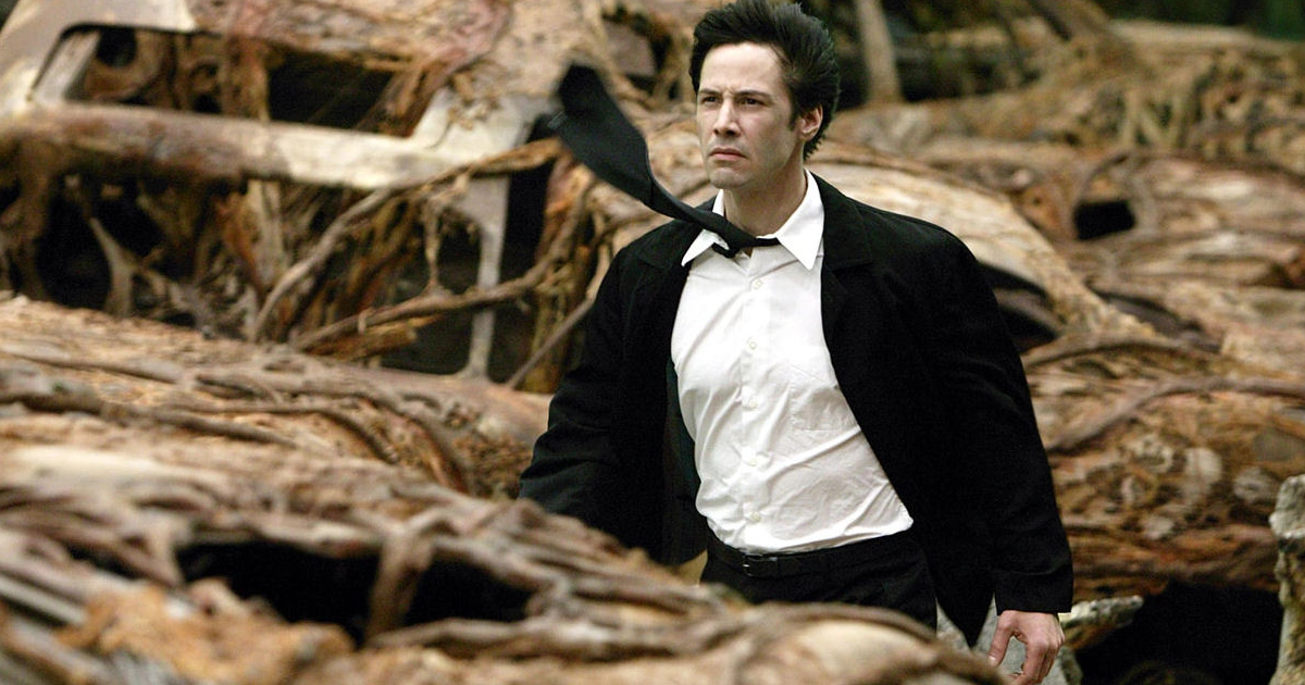 keanu reeves è constantine e cammina nell'inferno - nerdface