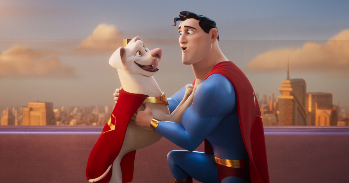 krypto e superman in dc league of super-pets - nerdface