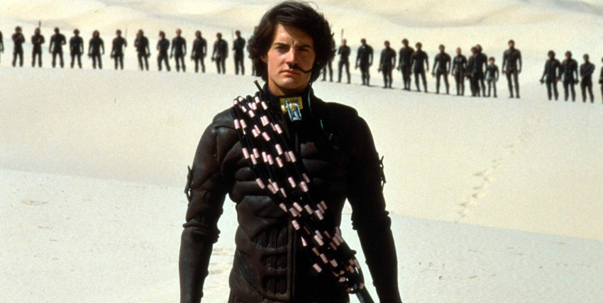 il protagonista di dune di david lynch, kyle maclachlan - nerdface