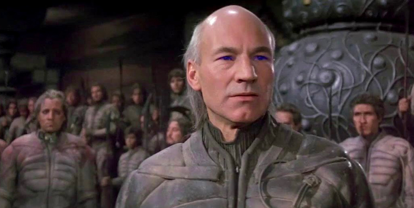 anche sir patrick stewart nel dune di lynch - nerdface