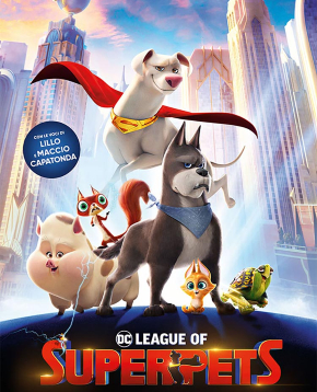 il poster di dc league of super-pets - nerdface