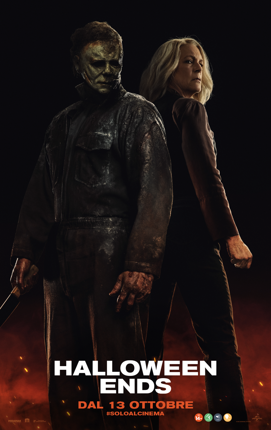 il poster ufficiale di halloween ends - nerdface