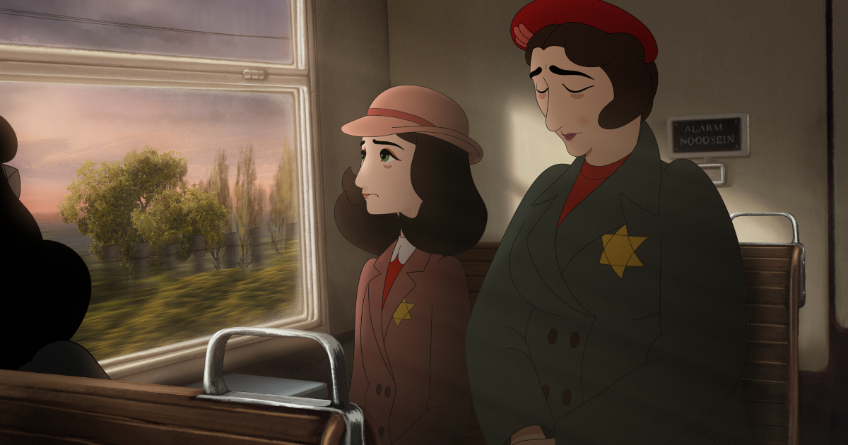 anna frank e la madre sono su un treno e hanno la stella di david con cui i nazisti le hanno marchiate: la sua storia ci arriva grazie al suo diario segreto - nerdface