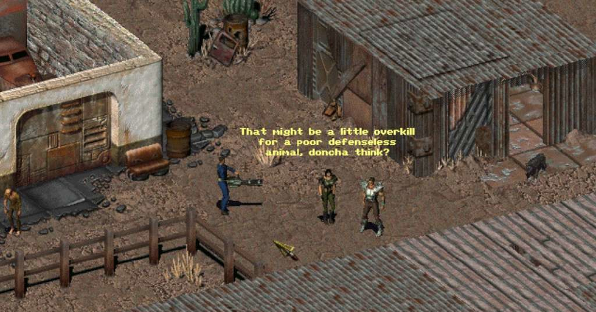 un dialogo surreale di fallout - nerdface