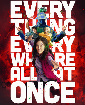 il poster ufficiale di everything everywhere all at once - nerdface