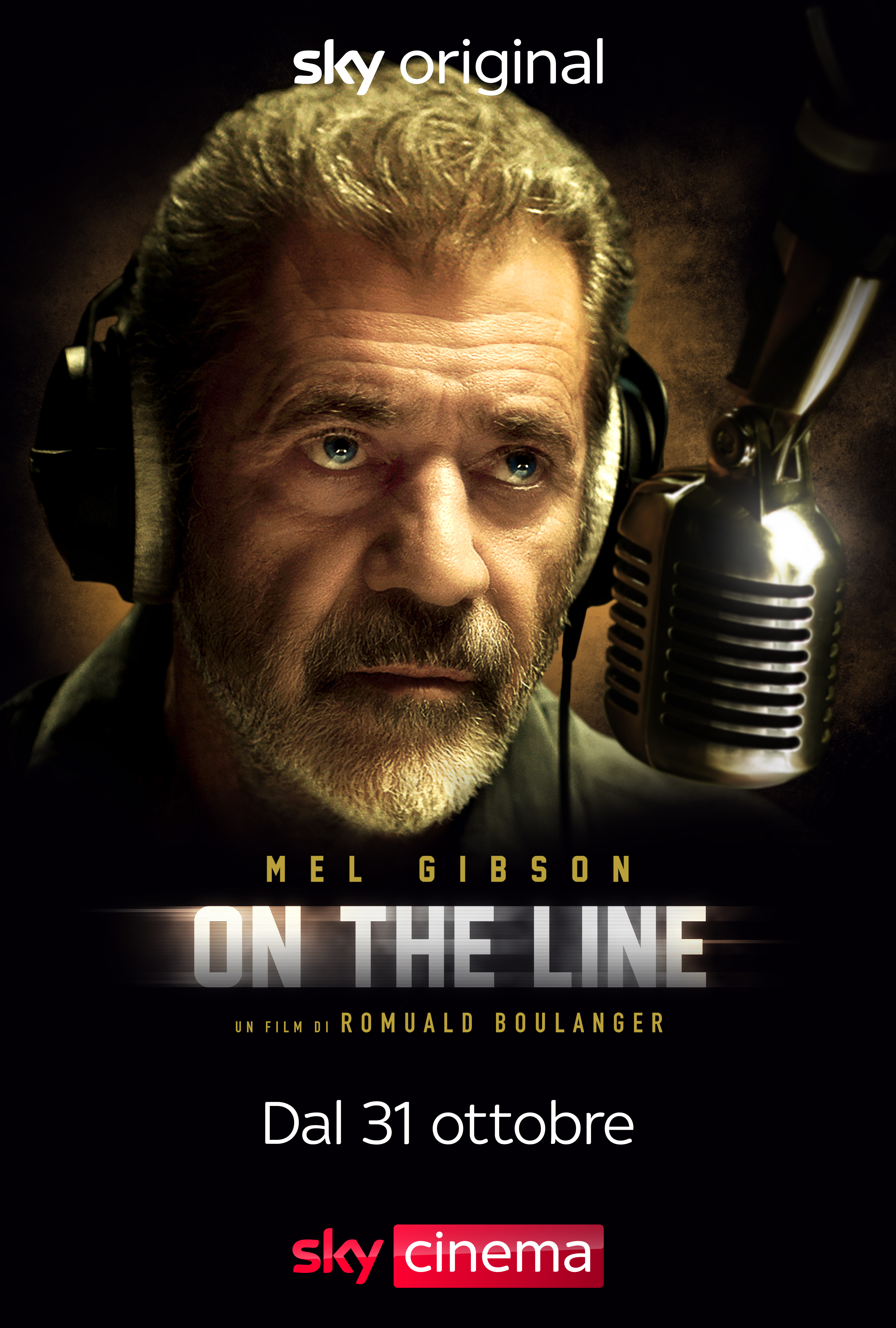 mel gibson nel poster di on the line - nerdface