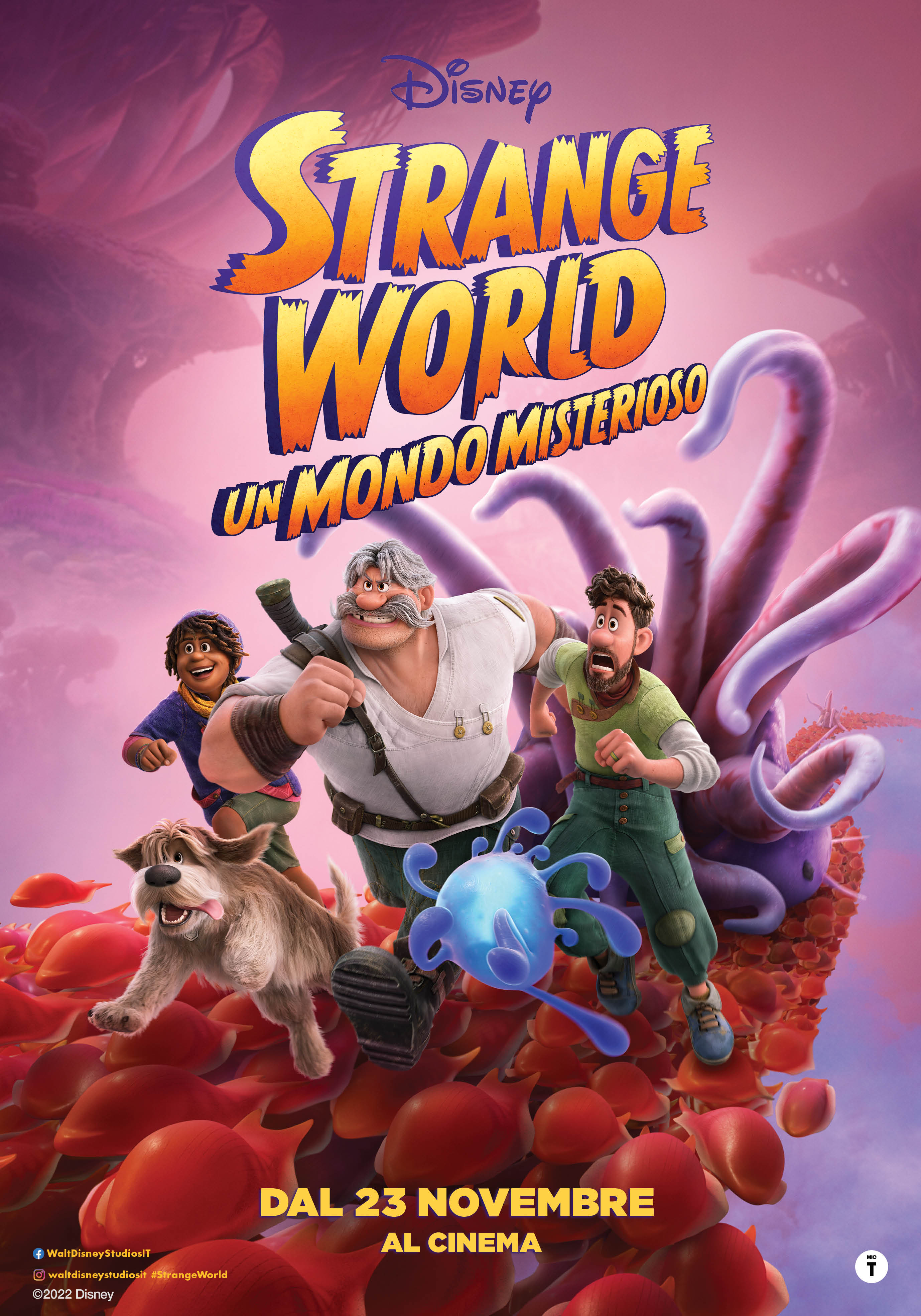 il nuovo poster di strange world - nerdface