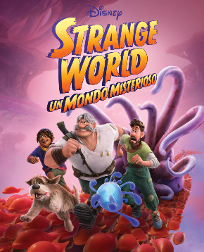 il poster ufficiale di strange world - nerdface