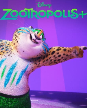 clawhauser nel poster di zootropolis+ - nerdface