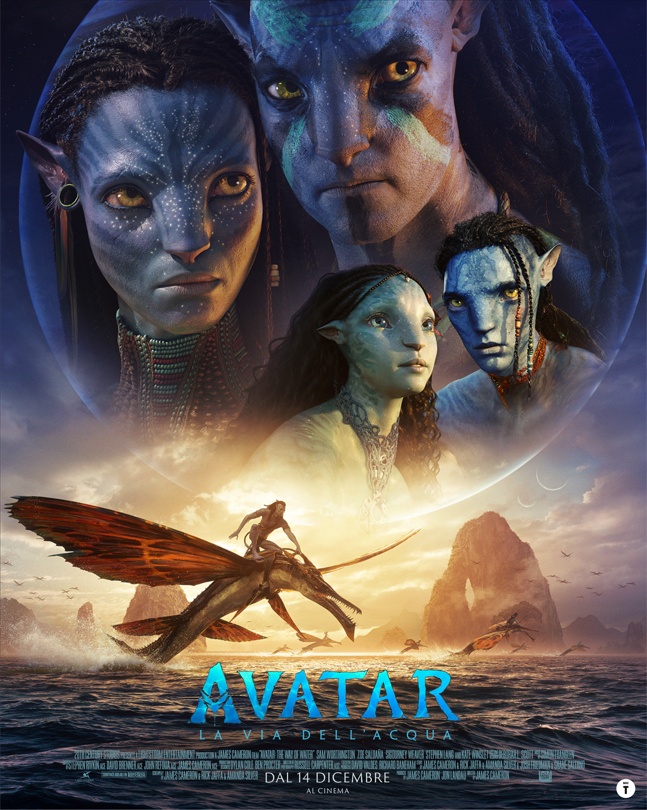 il nuovo poster di avatar la via dell'acqua - nerdface