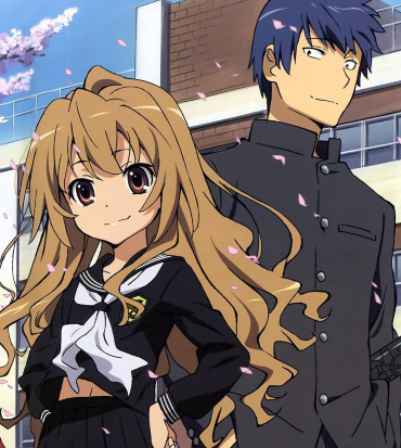 i due protagonisti di toradora - nerdface