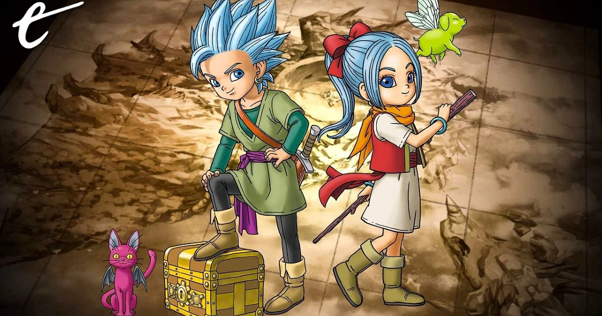 i protagonisti di dragon quest treasures - nerdface