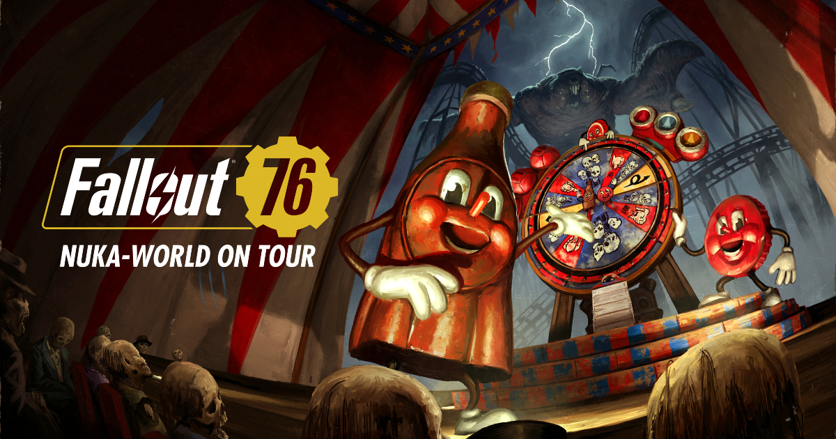 i pupazzetti diabolici di fallout 76 promuovono il nuka world in tour - nerdface