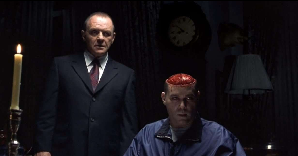 anthony hopkins e ray liotta in una delle scene più agghiaccianti di hannibal - nerdface