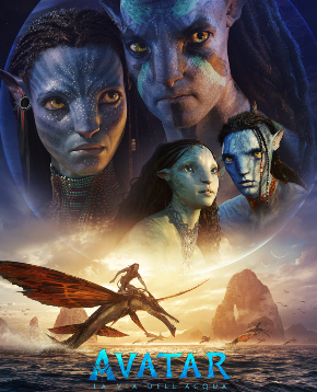 il poster ufficiale di avatar la via dell'acqua - nerdface