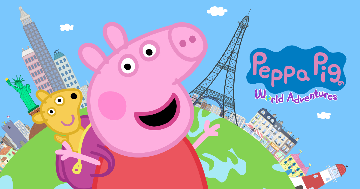 peppa pig davanti ai monumenti - nerdface