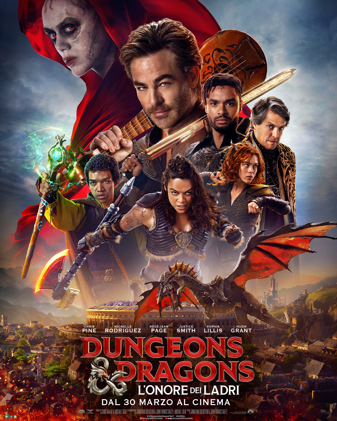 il poster di dungeons & dragons l'onore dei ladri - nerdface