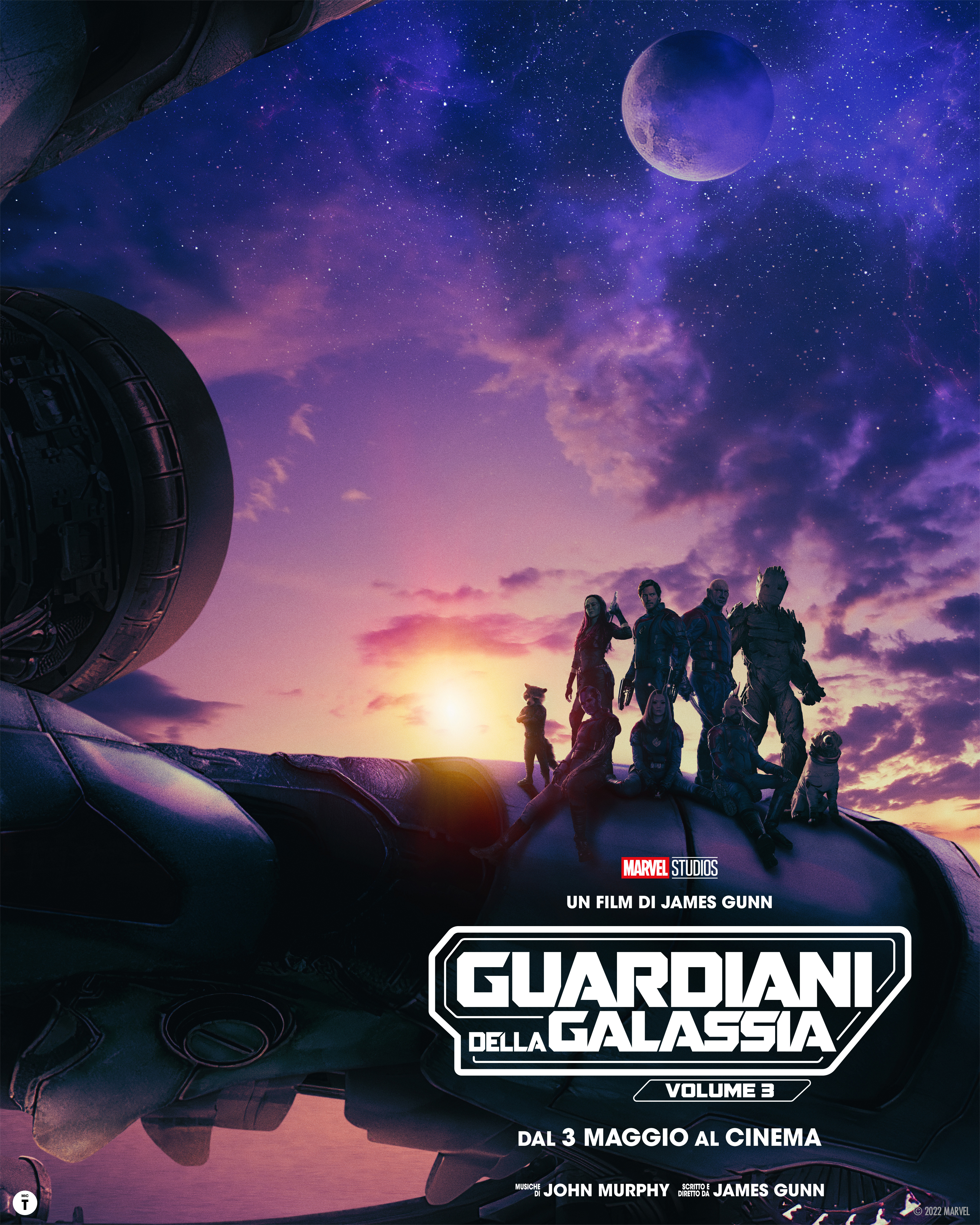 il poster di guardiani della galassia 3 - nerdface