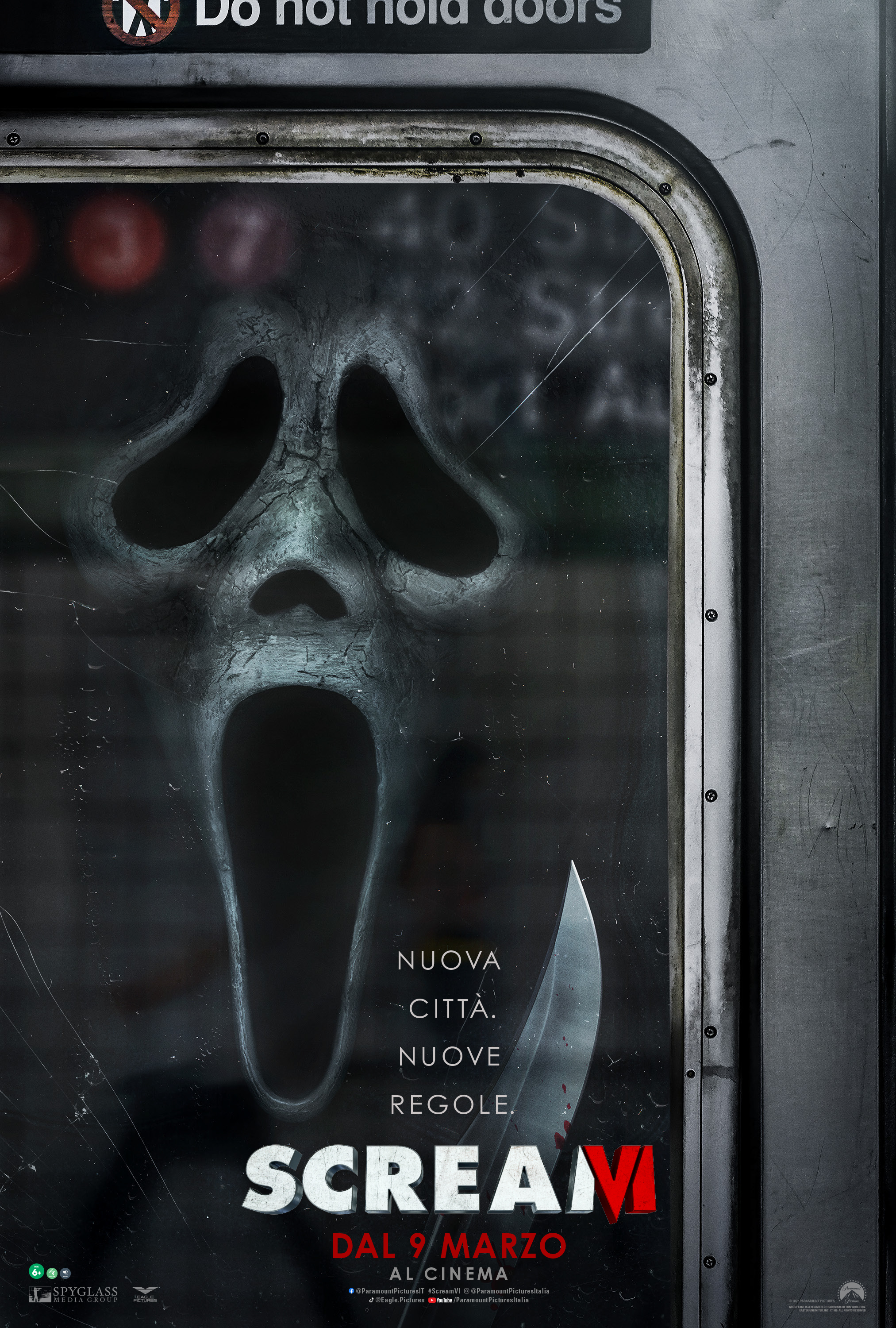 il poster di scream 6 - nerdface