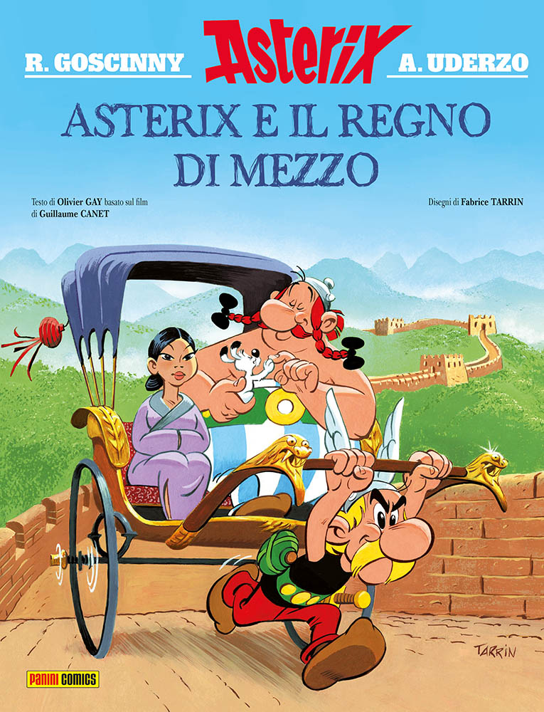 la copertina del fumetto asterix e obelix il regno di mezzo - nerdface