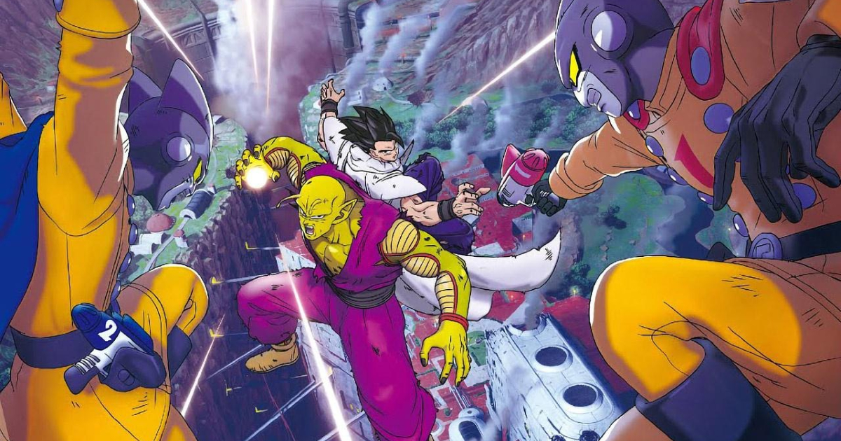 piccolo e gohan alle prese con gli androidi di dragon ball super super hero - nerdface