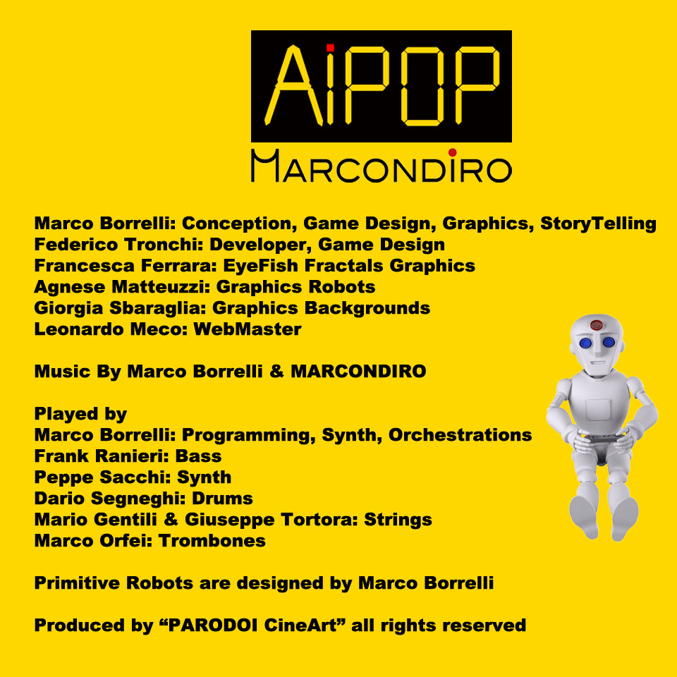 i crediti del progetto aipop - nerdface