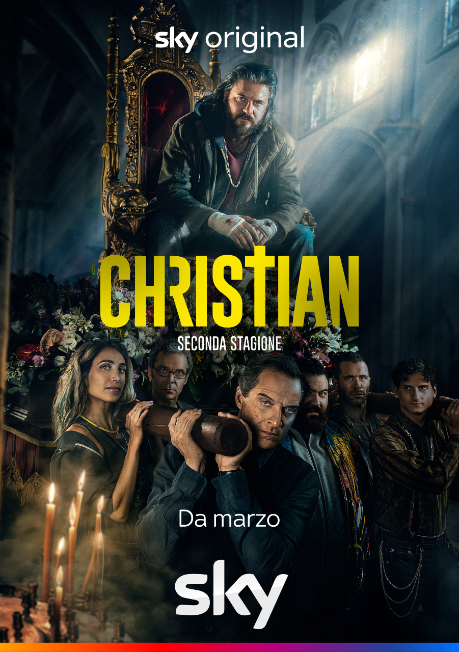 christian è portato in processione nel poster della seconda stagione - nerdface