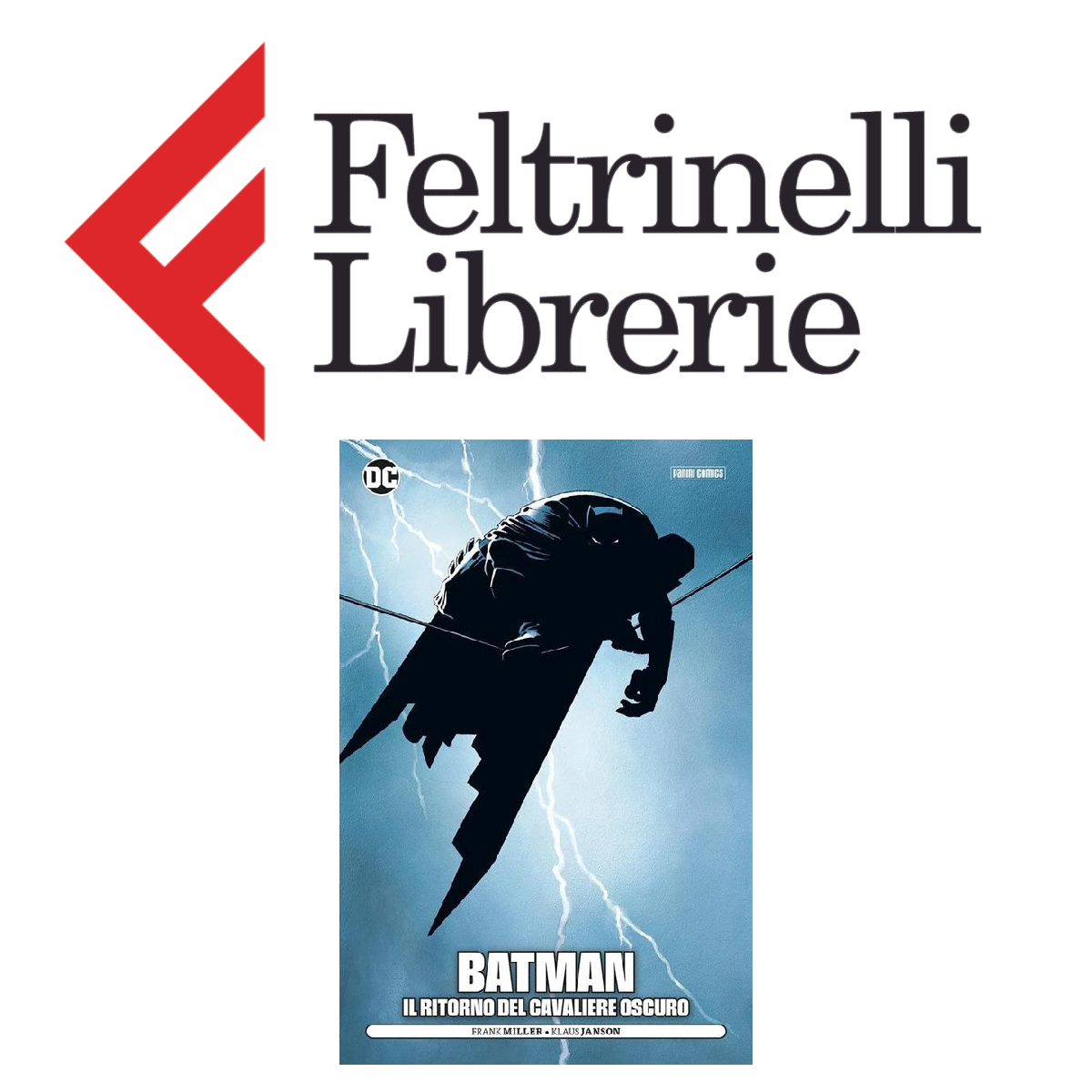 lo shop feltrinelli dove acquistare il fumetto batman il ritorno del cavaliere oscuro - nerdface