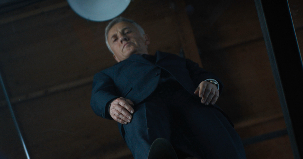 christoph waltz in the consultant - nerdface