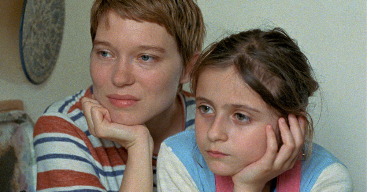 lea seydoux e una bambina in un bel mattino - nerdface