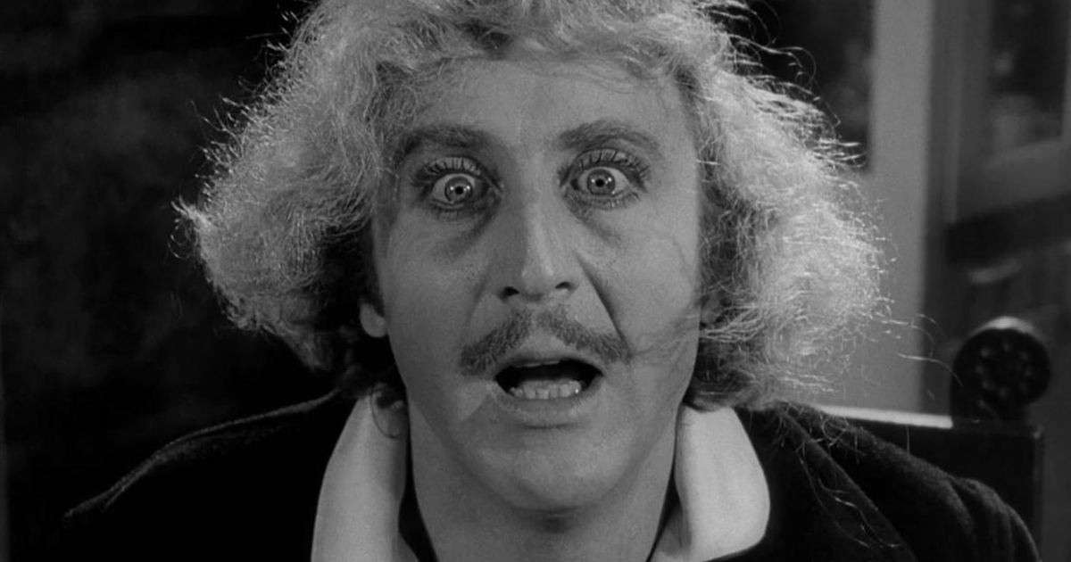 gene wilder è il protagonista di frankenstein junior - nerdface