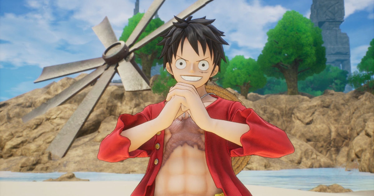 luffy si tiene le mani in one piece odyssey - nerdface