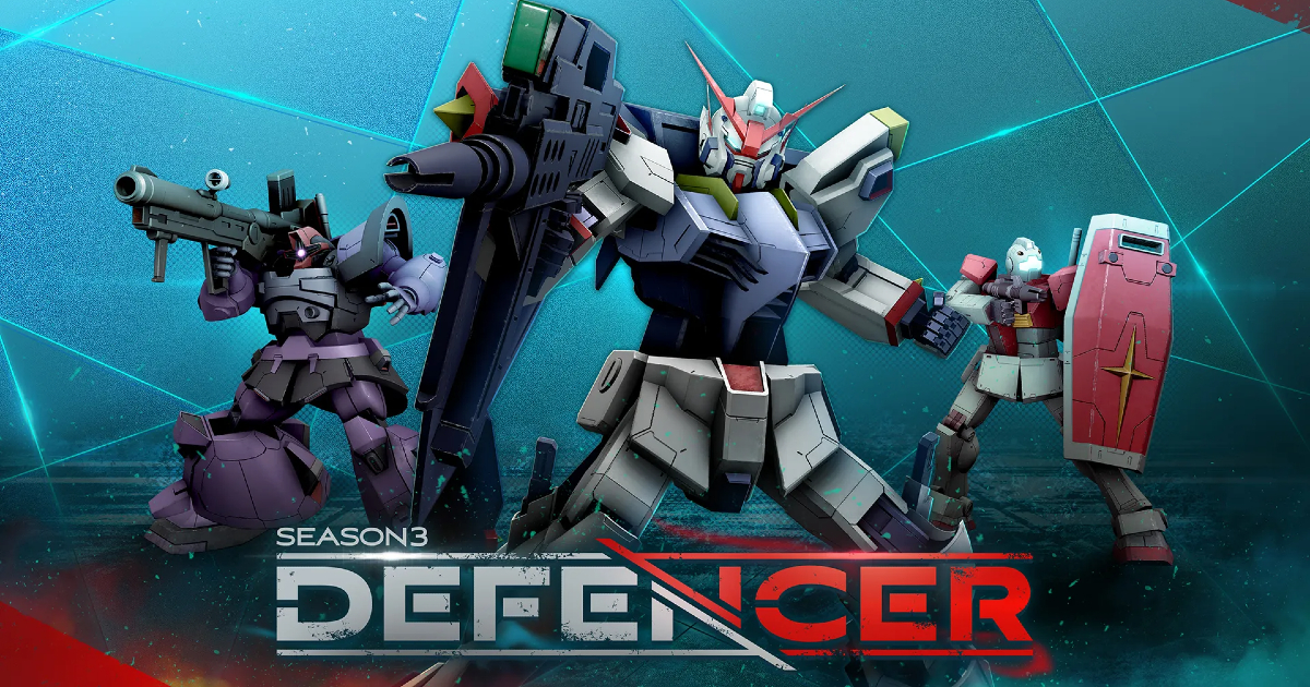 i mecha protagonisti di gundam evolution stagione 3 defender - nerdface