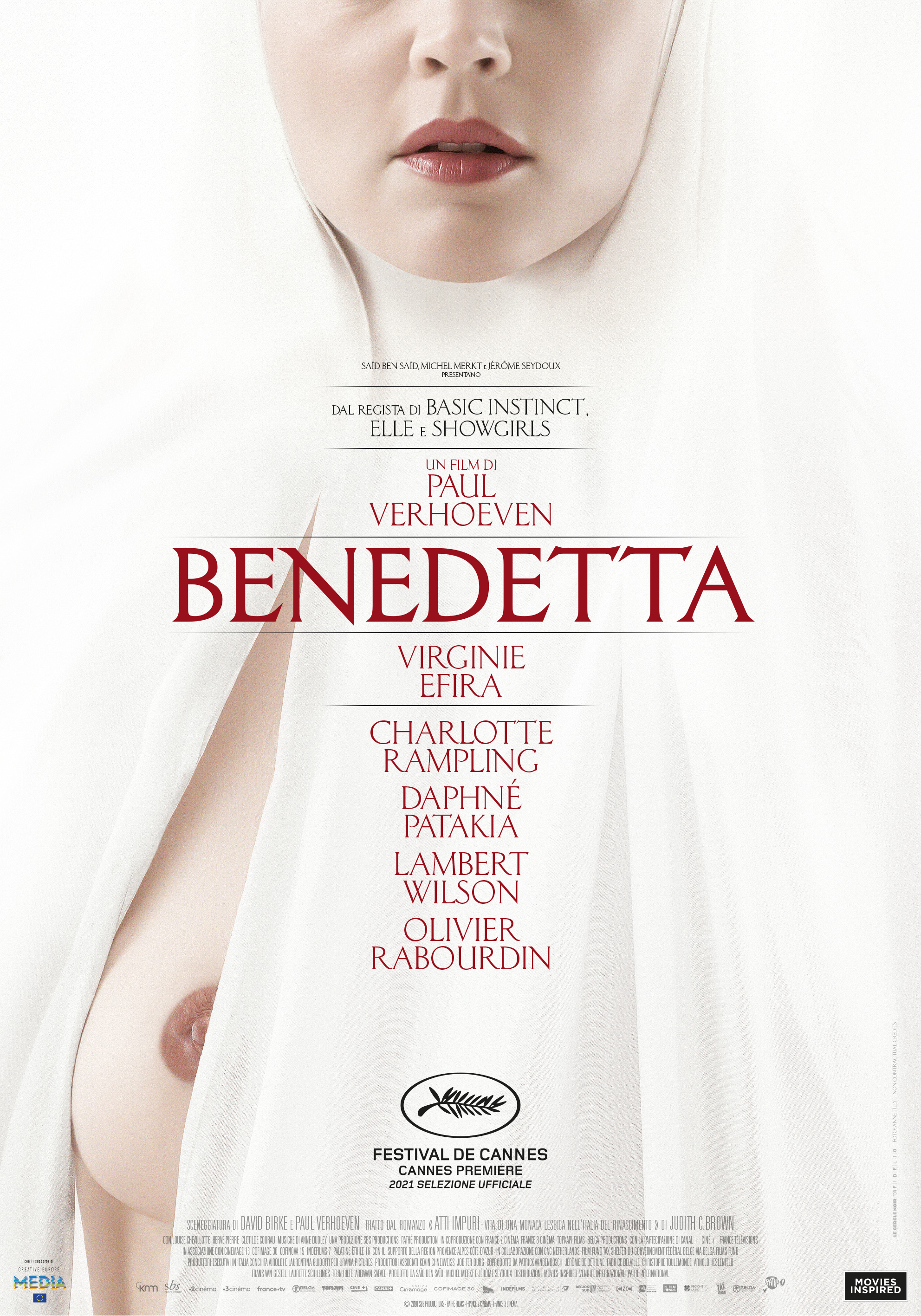 il poster italiano di benedetta - nerdface